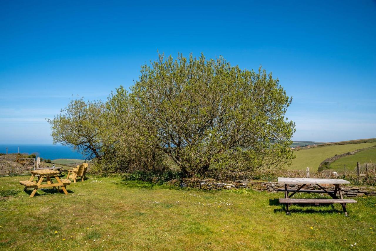 Polrunny Farm Blackberry Cottage - Cornwall Bliss In Sight Of The Sea Boscastle Εξωτερικό φωτογραφία