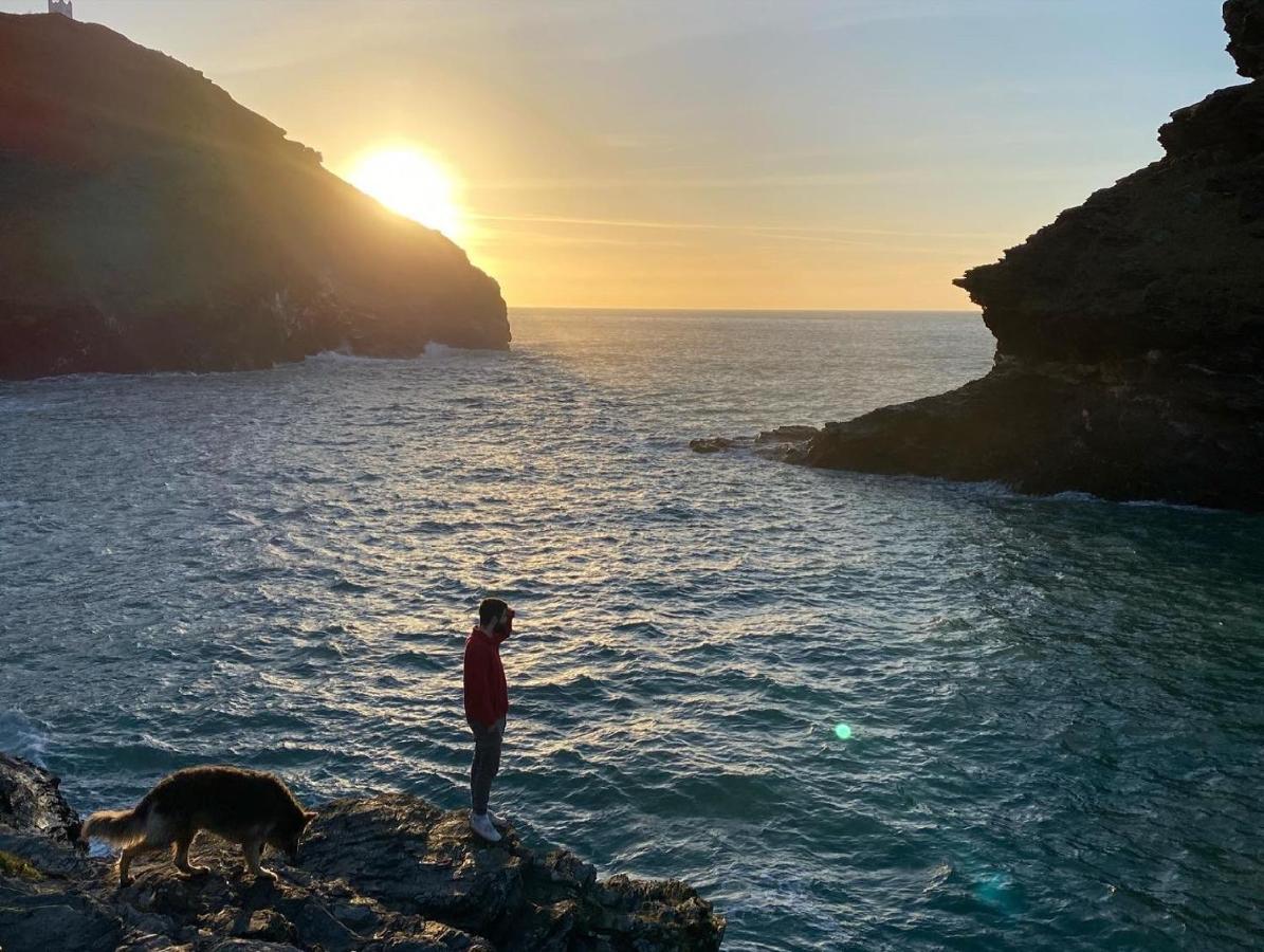 Polrunny Farm Blackberry Cottage - Cornwall Bliss In Sight Of The Sea Boscastle Εξωτερικό φωτογραφία