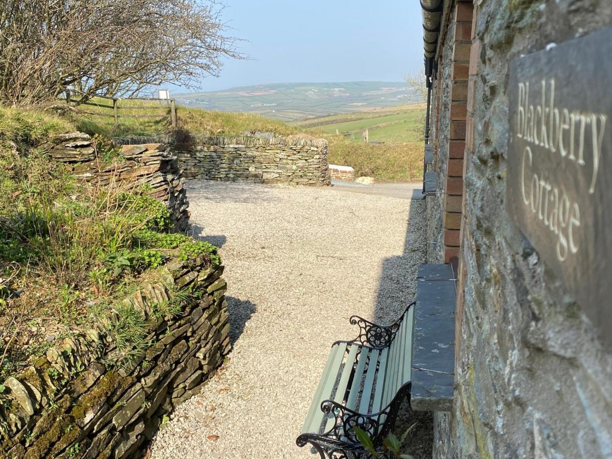 Polrunny Farm Blackberry Cottage - Cornwall Bliss In Sight Of The Sea Boscastle Εξωτερικό φωτογραφία