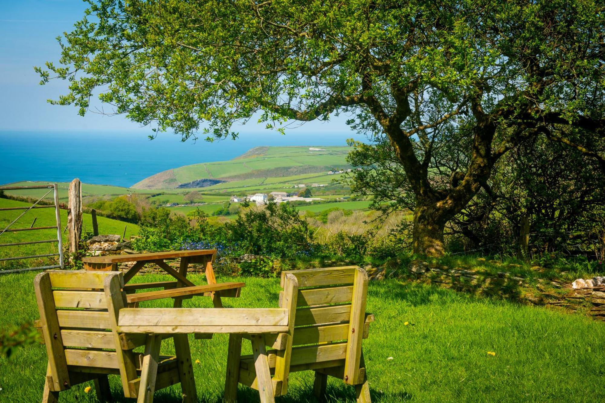 Polrunny Farm Blackberry Cottage - Cornwall Bliss In Sight Of The Sea Boscastle Εξωτερικό φωτογραφία